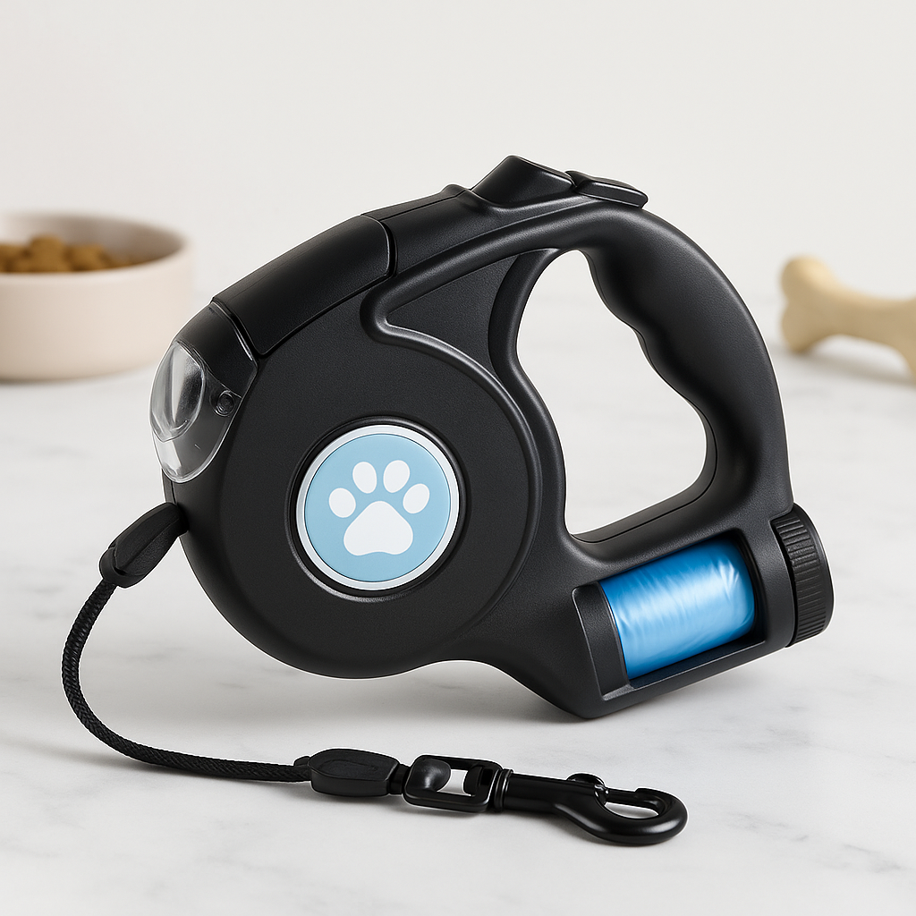 LED Retractable Dog Leash